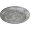 Ekena Millwork Alexandria Rope Medallion (Canopies up to 4 5/8"), 19 5/8"OD x 1 1/2"P, Ultra Pure White Crackle CM18ALUWC - alternate 3